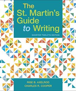 The St Martins Guide to Writing Short 8211 12th