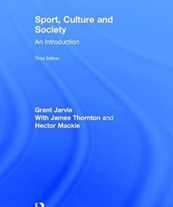 Sport Culture and Society An Introduction 8211 3rd