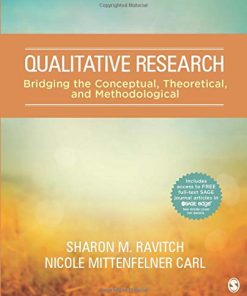 Qualitative Research Bridging the Conceptual Theoretical and Methodological 8211 1st