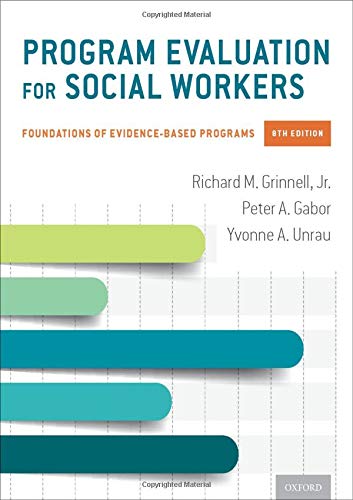 Program Evaluation for Social Workers Foundations of EvidenceBased Programs 8211 8th