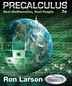Precalculus real mathematics real people