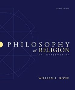 Philosophy of Religion An Introduction 8211 4th