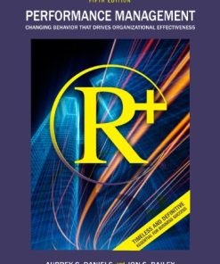 Performance Management Changing Behavior that Drives Organizational Effectiveness