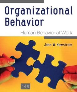 Organizational Behavior Human Behavior at Work 14th