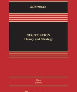 Negotiation Theory and Strategy Aspen Casebook Aspen Casebook Series 3rd