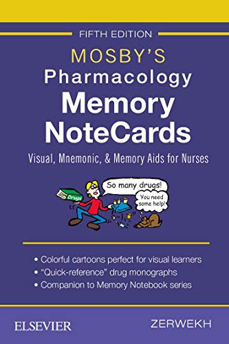 Mosbys Pharmacology Memory Notecards Visual Mnemonic and Memory Aids for Nurses