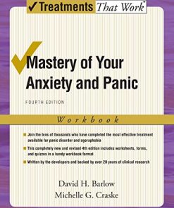 Mastery of Your Anxiety and Panic Workbook 8211 4th
