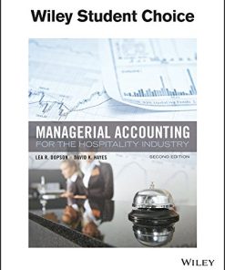 Managerial Accounting For The Hospitality Industry 2nd
