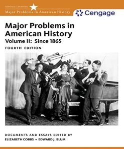 Major Problems in American History Volume II Since 1865 8211 4th