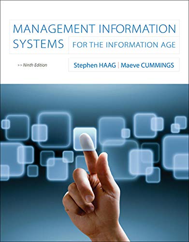 Loose Leaf for Management Information Systems for the Information Age 8211 9th