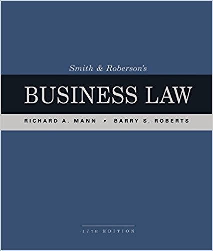 Smith and Roberson8217s Business Law 17th
