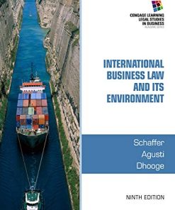 International Business Law and Its Environment 8211 9th