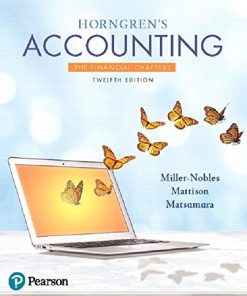 Horngren8217s Accounting The Financial Chapters 12th