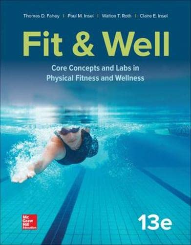 Fit 038 Well Core Concepts and Labs in Physical Fitness and Wellness 8211 13th