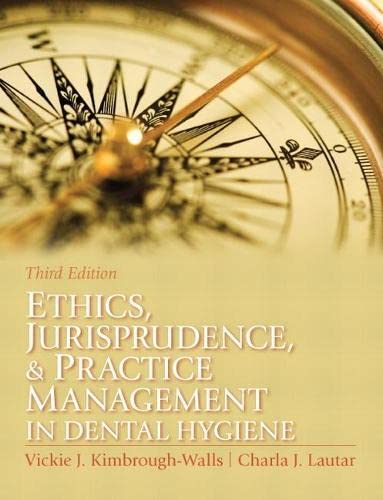 Ethics Jurisprudence 038 Practice Management in Dental Hygiene 8211 3rd
