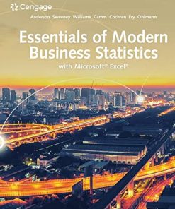 Essentials of Modern Business Statistics with Microsoft Excel