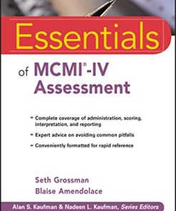 Essentials of MCMIIV Assessment