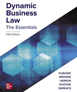 Dynamic Business Law The Essentials 5th by Nancy Kubasek