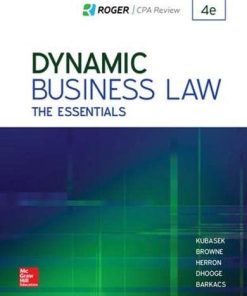 Dynamic Business Law The Essentials 4th