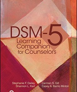 DSM5 learning companion for counselors 8211 1st