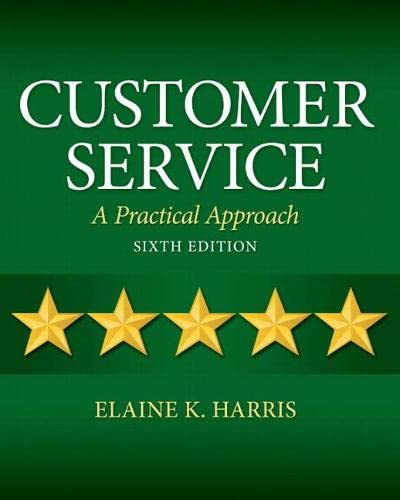 Customer Service A Practical Approach 8211 6th