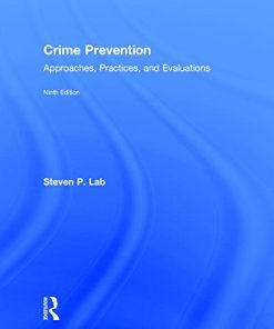 Crime Prevention Approaches Practices and Evaluations 8211 9th
