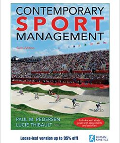 Contemporary Sport Management 6th with Web Study GuideLooseLeaf 8211 6th