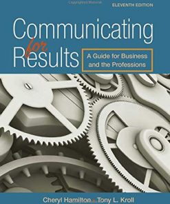 Communicating for Results A Guide for Business and the Professions