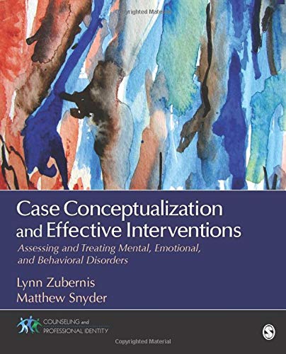Case Conceptualization and Effective Interventions Assessing and Treating Mental Emotional and Behavioral Disorders 8211 1st
