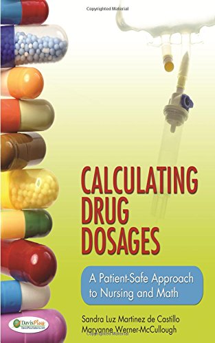 Calculating Drug Dosages A PatientSafe Approach to Nursing and Math 8211 1st
