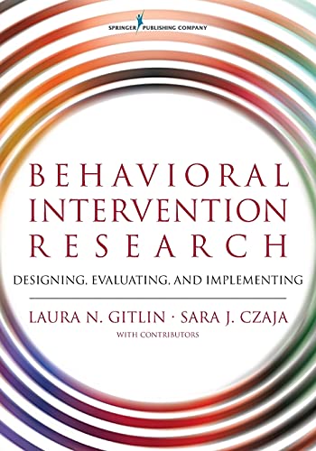 Behavioral Intervention Research Designing Evaluating and Implementing 8211 1st