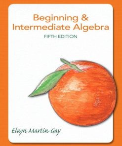 Beginning Intermediate Algebra 5th by Elayn MartinGay