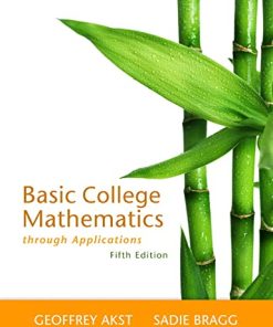 Basic College Mathematics through Applications 5th