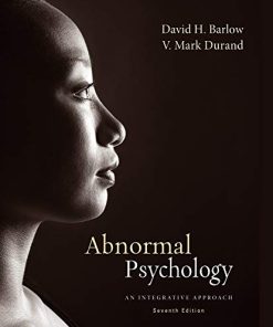 Abnormal Psychology An Integrative Approach 8211 7th