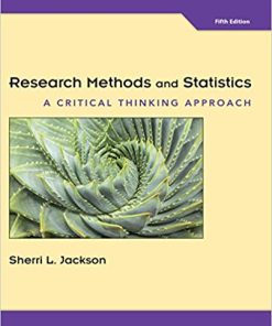 Research Methods and Statistics A Critical Thinking Approach 5th