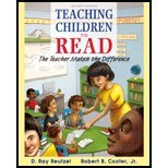 Teaching Children to Read The Teacher Makes the Difference 7th by D Ray Reutzel