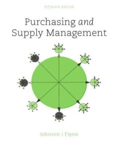 Purchasing And Supply Management 15Th