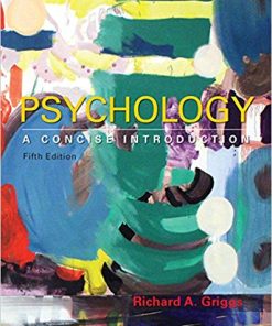 Psychology A Concise Introduction 5th