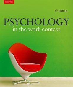 Psychology In The Work Context 5Th