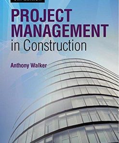 Project Management In Construction 6Th