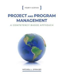 Project And Program Management A Competency Based Approach 4Th