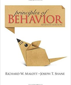 Principles of Behavior 7th by Richard Malott