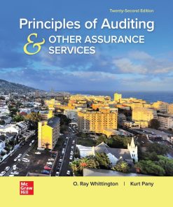 Principles of Auditing and Other Assurance Services 22nd 22E