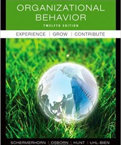 Organizational Behavior 12th by Schermerhor