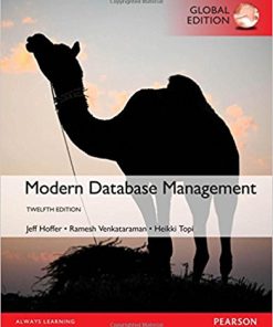 Modern Database Management 12th Global