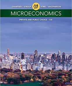 Microeconomics Private and Public Choice 16th