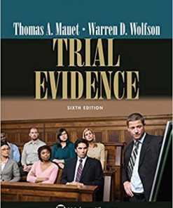 Trial Evidence Aspen Coursebook Series 6th