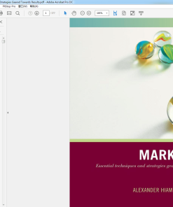 Marketing Essential Techniques and Strategies Geared Towards Results
