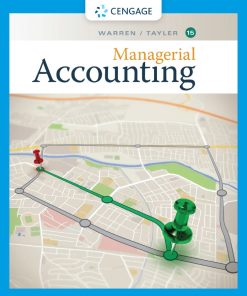 Managerial Accounting 15th 15E Carl Warren