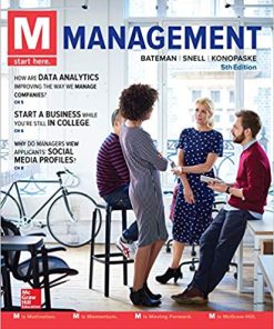 M Management 5th by Thomas Bateman